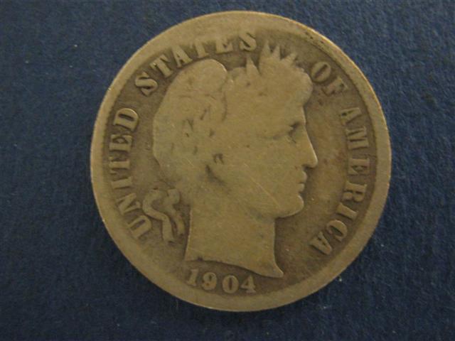 1904-S Barber Dime Good